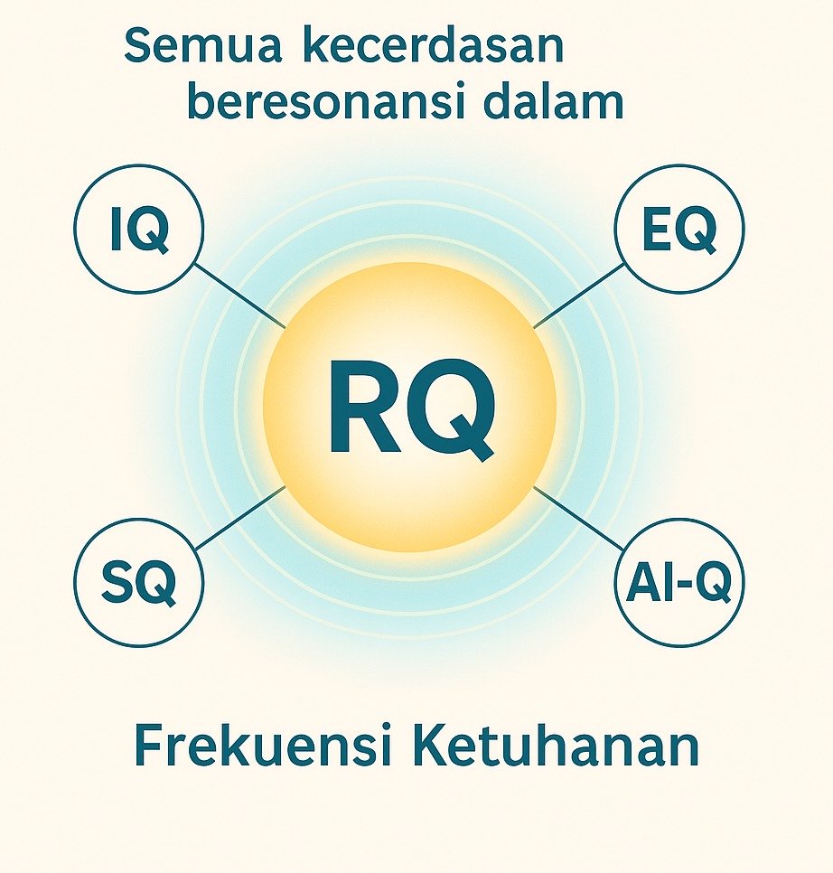Piramida Cahaya Ruhiologi: Integrasi Kecerdasan Manusia di Era AI